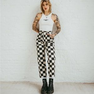 P&Co Checkered Work /Ride Pants